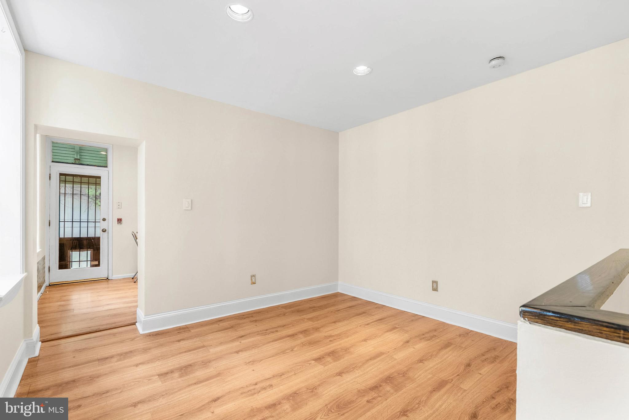 2024 Spring Garden Street, Unit 4 Philadelphia, PA 19130 - Photo 13 of 28 a view of a room with wooden floor and entryway