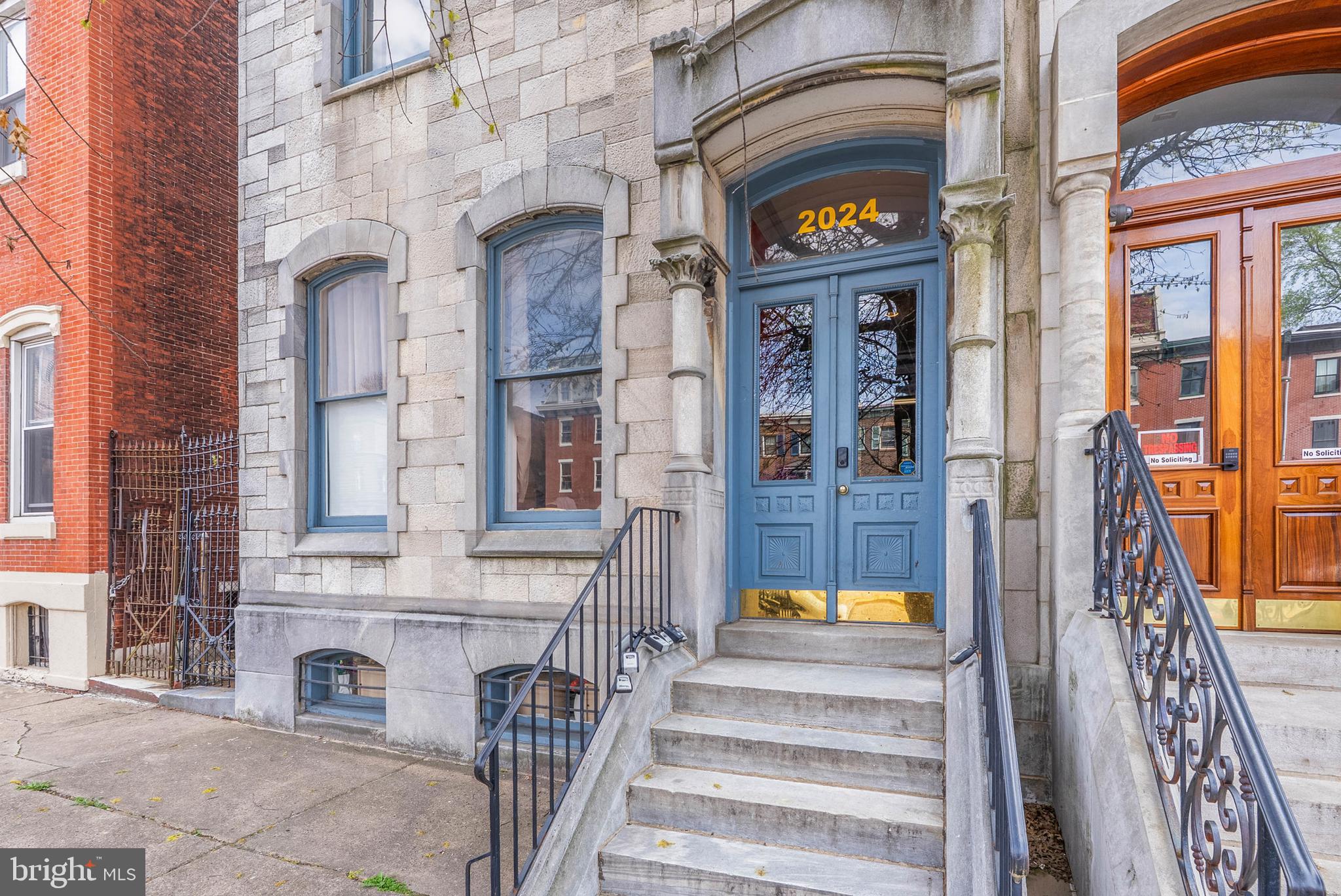 2024 Spring Garden Street, Unit 4 Philadelphia, PA 19130 - Photo 2 of 28 a view of a building with a door and windows