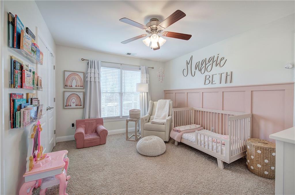 16 Thunderhawk Lane Rydal, GA 30171 - Photo 23 of 37 a bedroom with furniture and a large window
