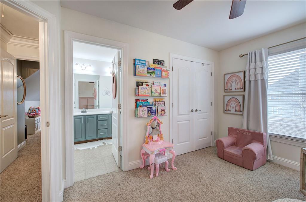 16 Thunderhawk Lane Rydal, GA 30171 - Photo 24 of 37 a bedroom with furniture and a window