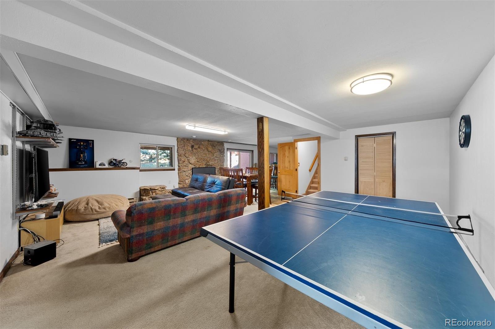 4466 West Parkridge Road Sedalia, CO 80135 - Photo 16 of 23 a view of a livingroom with furniture and a flat screen tv