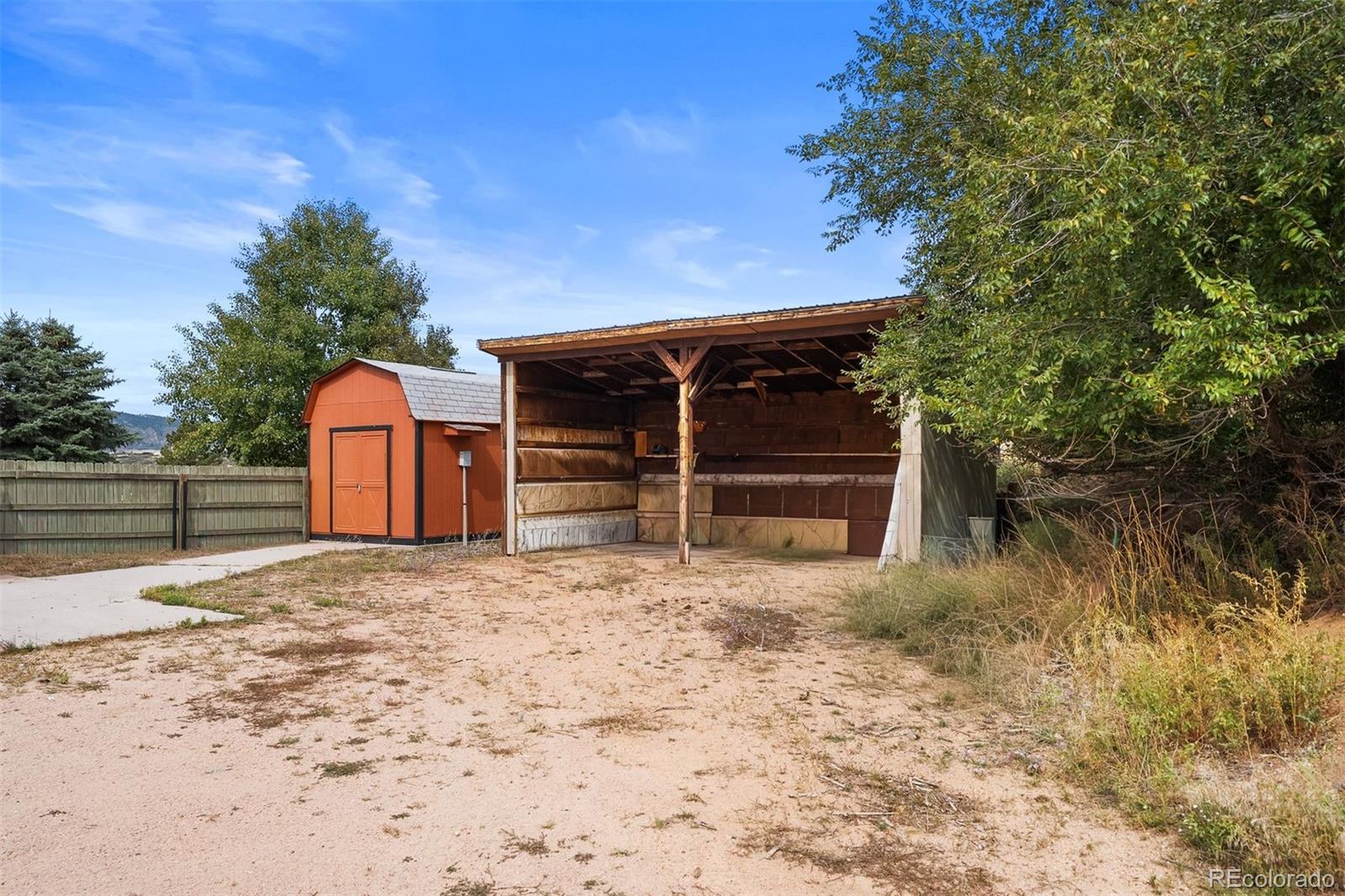 4466 West Parkridge Road Sedalia, CO 80135 - Photo 23 of 23 a view of a backyard