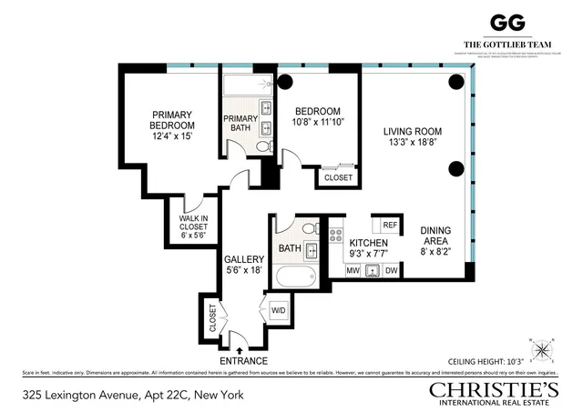$2,250,000 | 325 Lexington Avenue, Unit 22C | Murray Hill