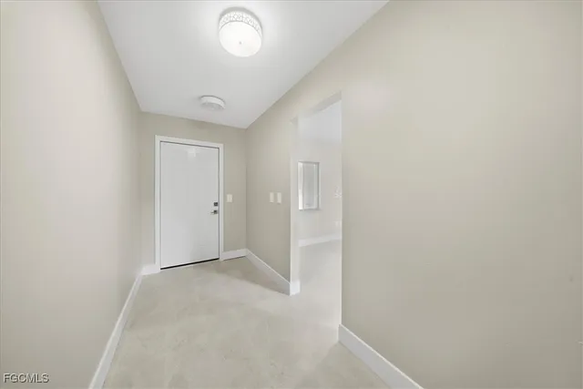 a view of an empty room