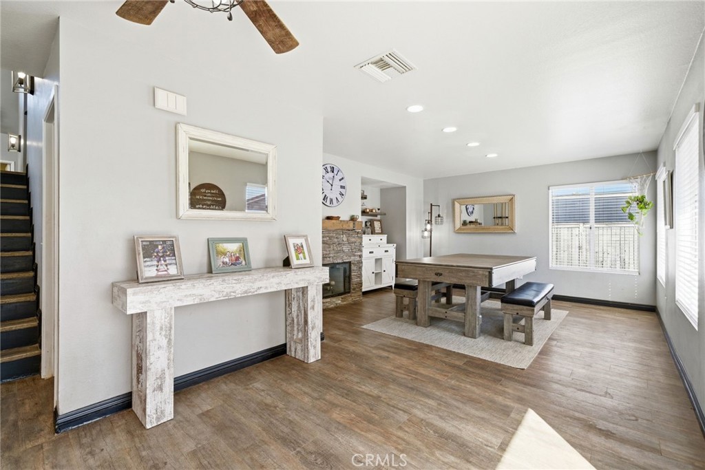 855 Viewtop Circle Corona, CA 92881 - Photo 12 of 52 a living room with furniture and a wooden floor