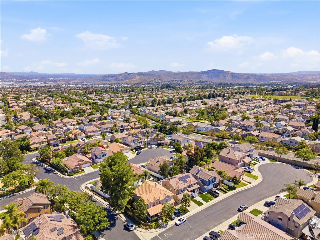 855 Viewtop Circle Corona, CA 92881 - Photo 48 of 52 an aerial view of residential houses with outdoor space