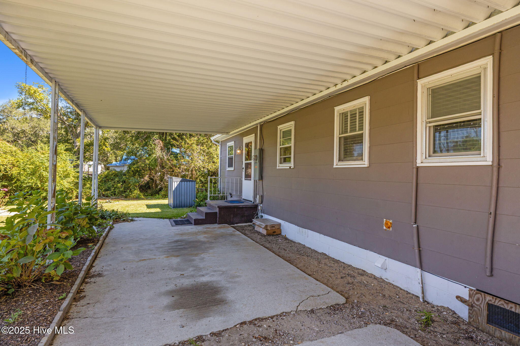 376 Shell Road Atlantic, NC 28511 - Photo 39 of 49 Covered parking leading into the kitchen