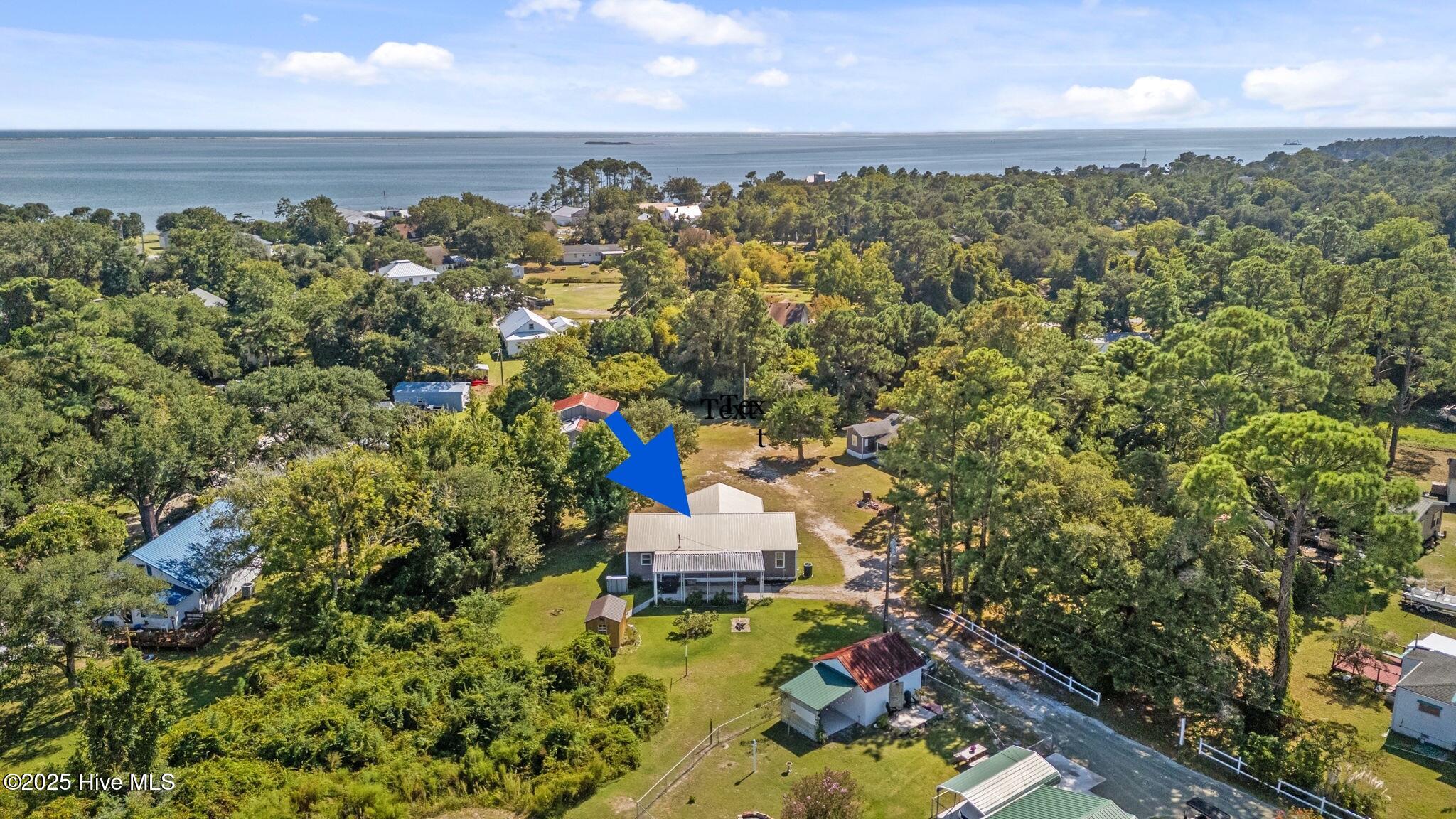 376 Shell Road Atlantic, NC 28511 - Photo 42 of 49 Aerial view of property
