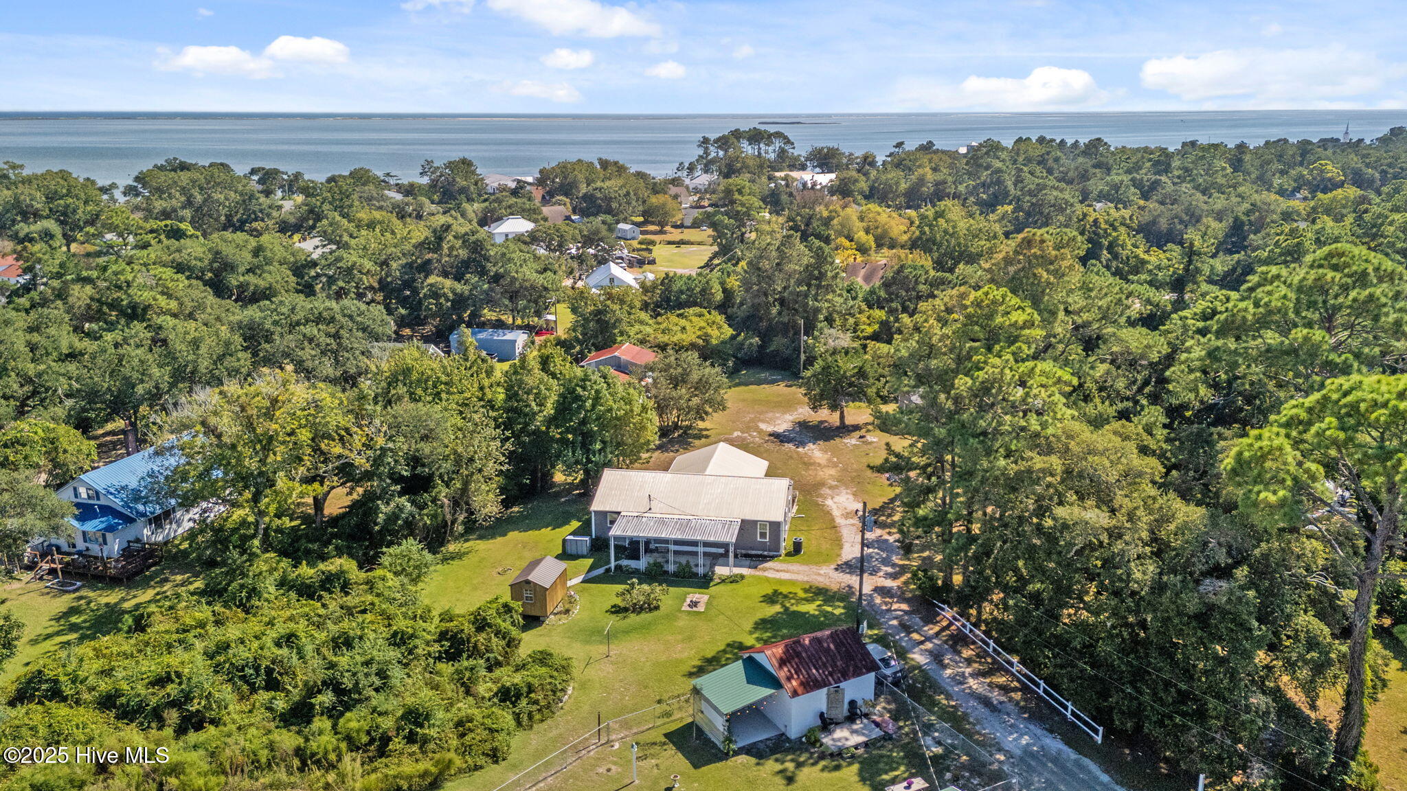376 Shell Road Atlantic, NC 28511 - Photo 44 of 49 Aerial view of property