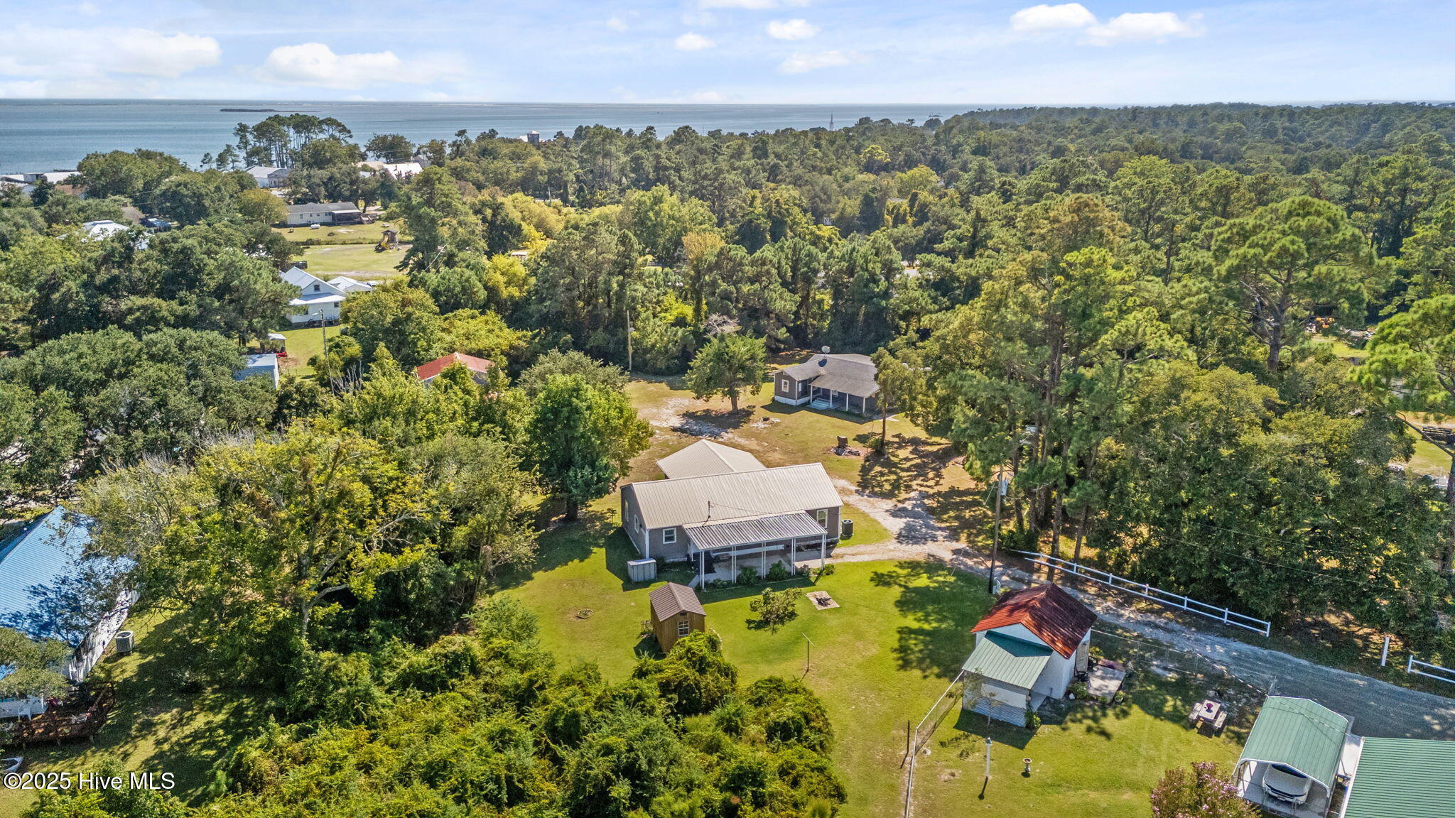 376 Shell Road Atlantic, NC 28511 - Photo 45 of 49 Aerial view of property