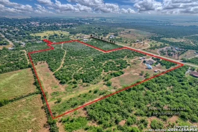 a view of a houses with a park