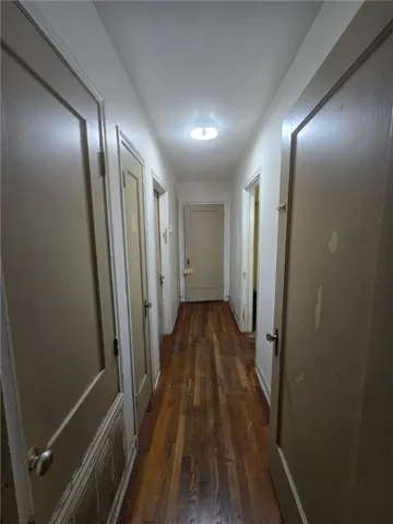 a view of hallway with stairs