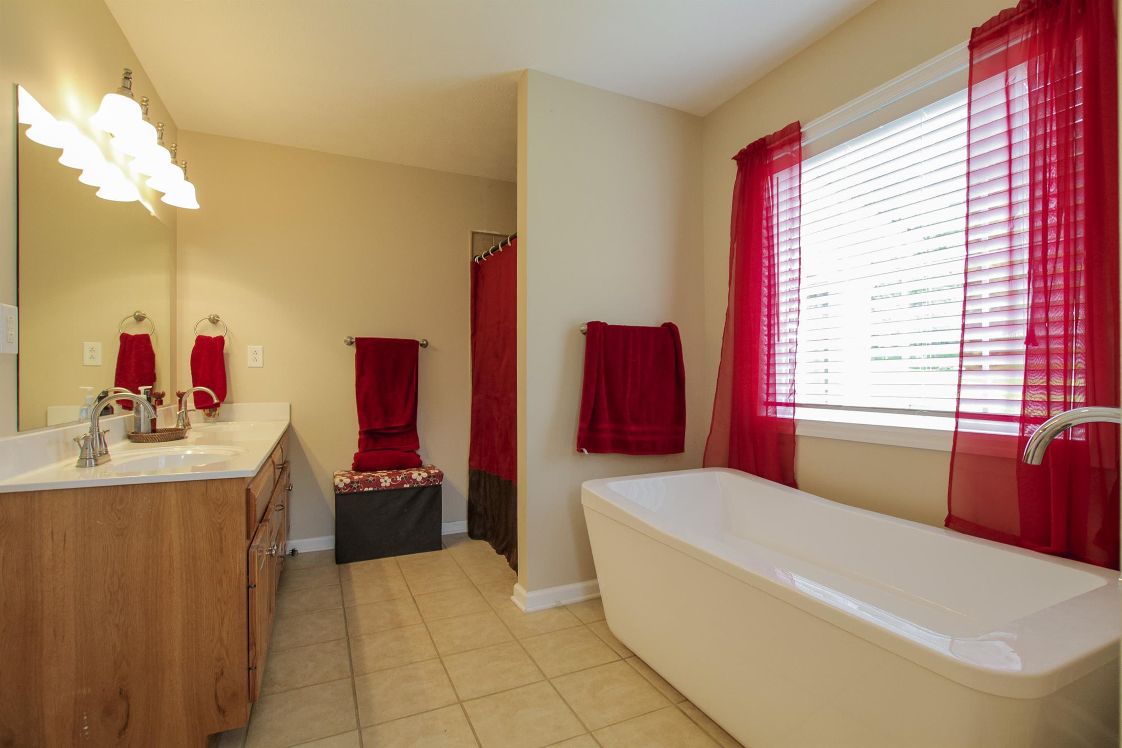 215 Buffalo Road Pleasant Shade, TN 37145 - Photo 15 of 30 a bathroom with a tub sink and mirror