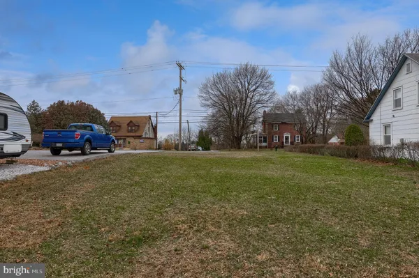 a car parked in front of a house