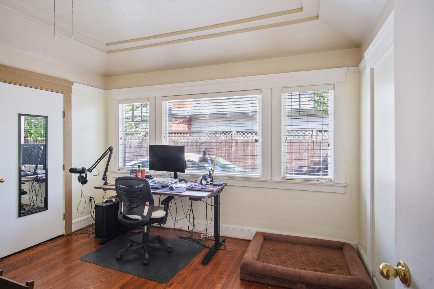 930 West Harding Way Stockton, CA 95203 - Photo 14 of 22 a reading room with wooden floor and a window