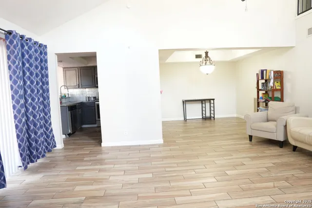 a view of a living room