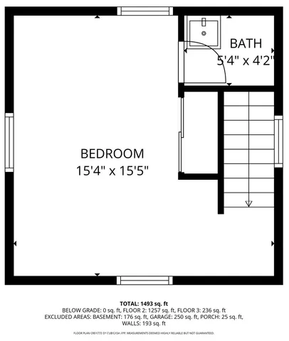 a view of terrace with mirror