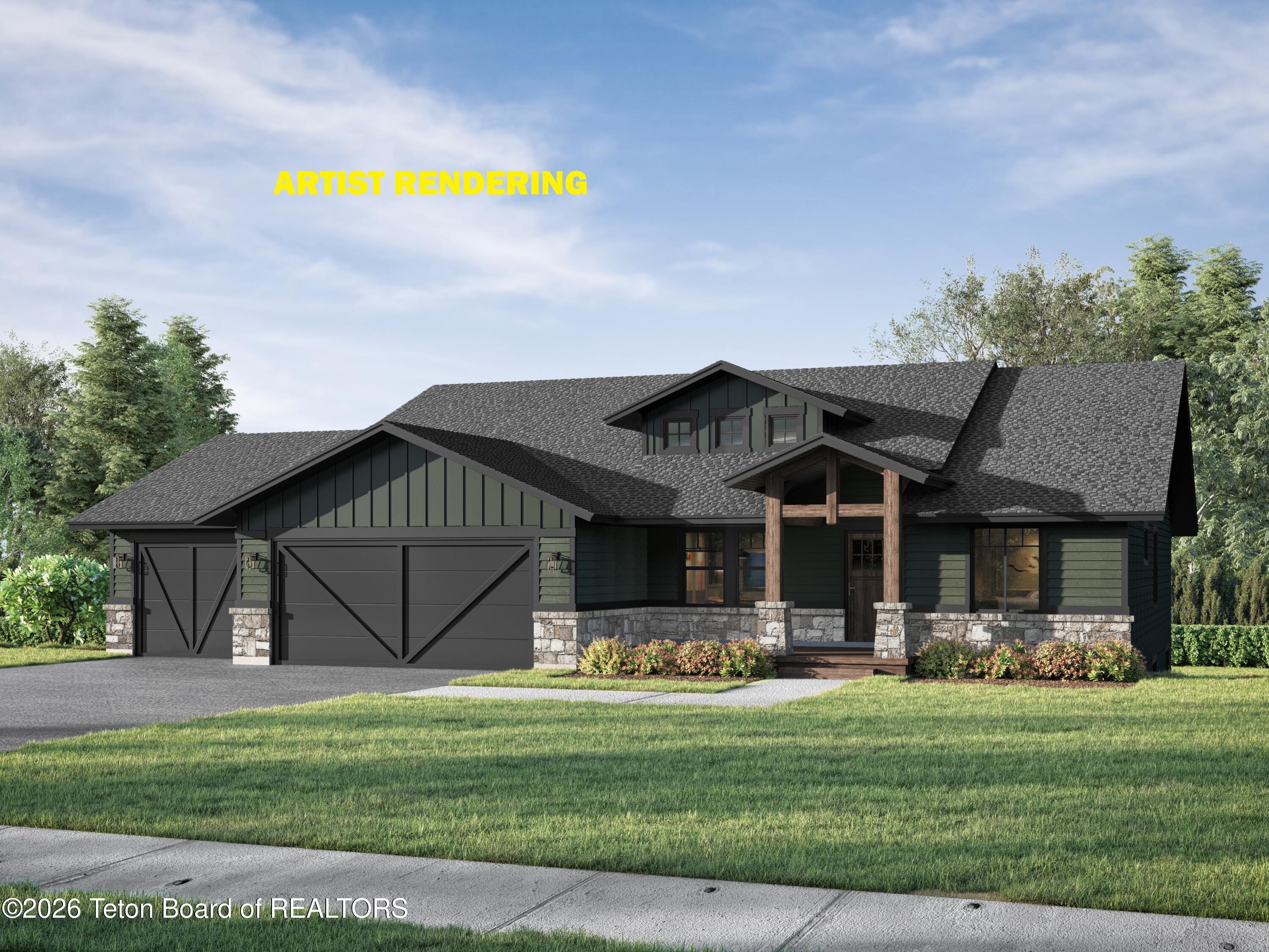 180 Hardman Road Star Valley Ranch, WY 83127 - Photo 1 of 22 180 Hardman Rendering