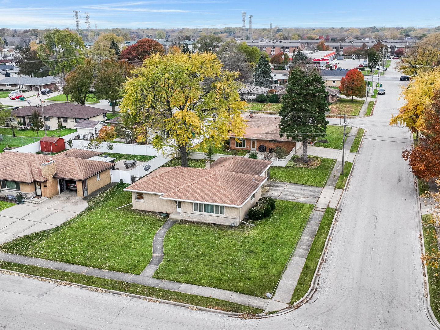 913 Westminster Road Joliet, IL 60435 - Photo 17 of 24 an aerial view of a house with garden space and street view