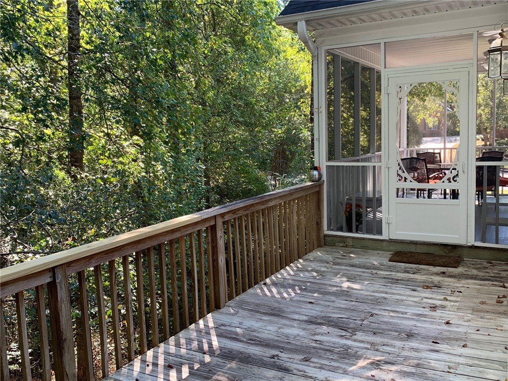 200 Red Maple Way Clemson, SC 29631 - Photo 18 of 48 Screened porch adjacent to Master Bedroom