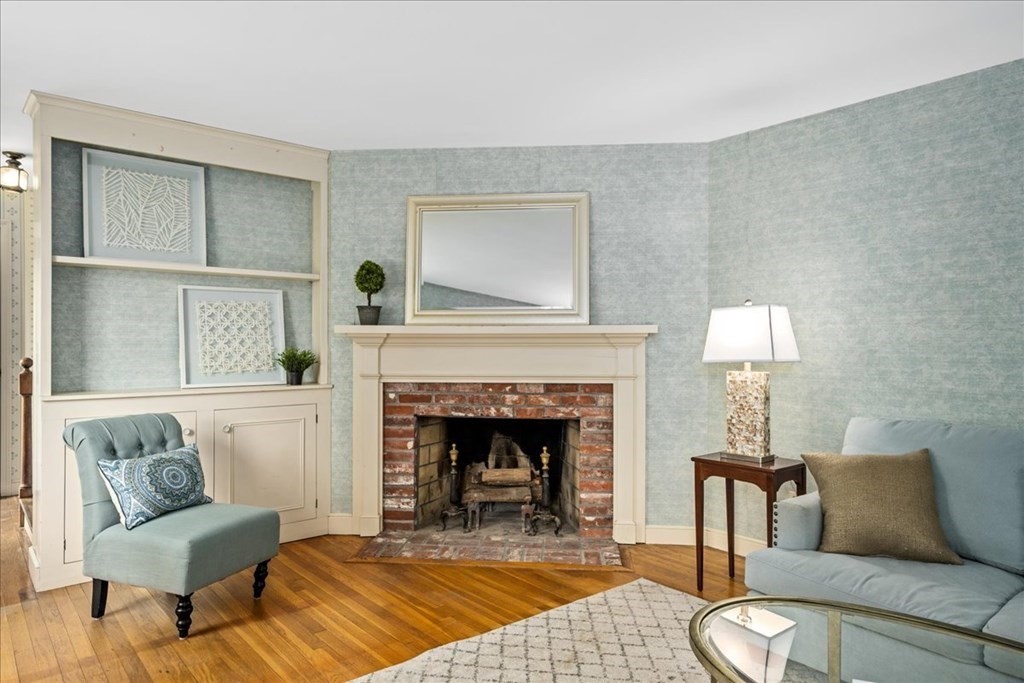 30 Cross Street Shrewsbury, MA 01545 - Photo 14 of 41 a living room with furniture and a fireplace