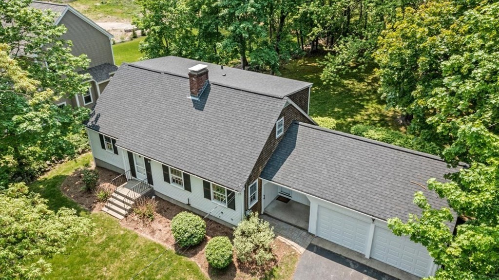 30 Cross Street Shrewsbury, MA 01545 - Photo 39 of 41 an aerial view of a house with yard and patio