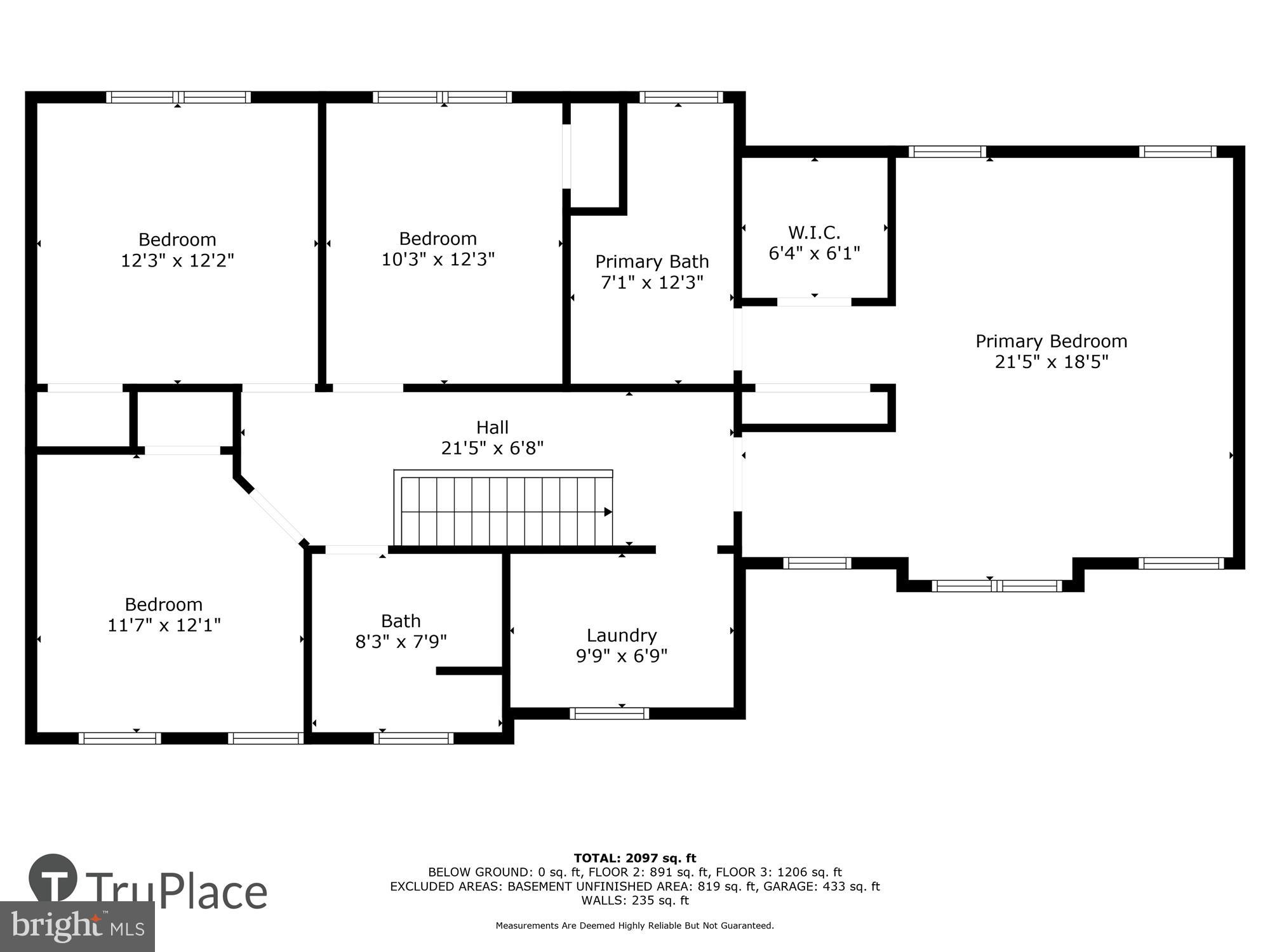 2 Norman Road Culpeper, VA 22701 - Photo 63 of 65 Upper Level Labels & Measurements