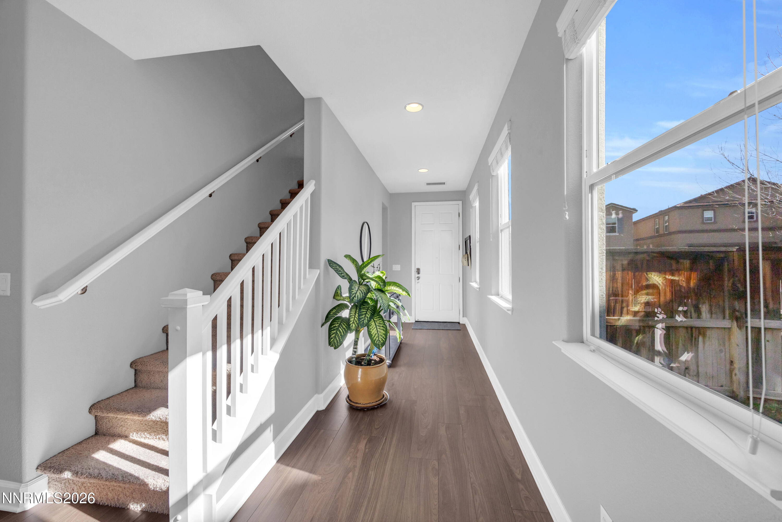2085 Black Sand Drive Reno, NV 89521 - Photo 12 of 37 a view of entryway and hall with wooden floor