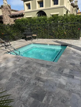 a view of a yard in front of a house