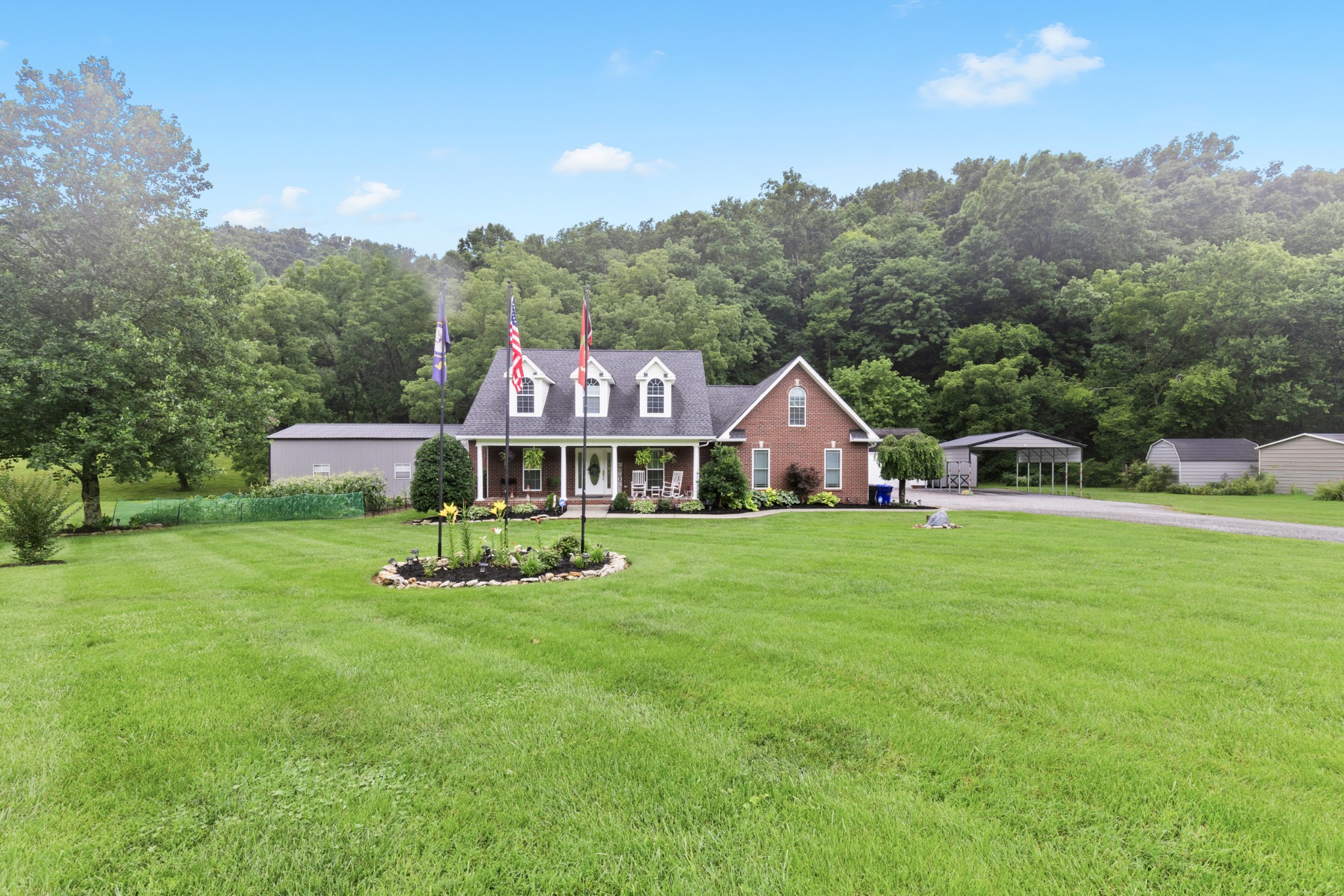 454 Campbell Hollow Road Bethpage, TN 37022 - Photo 2 of 57 a aerial view of a house with a big yard