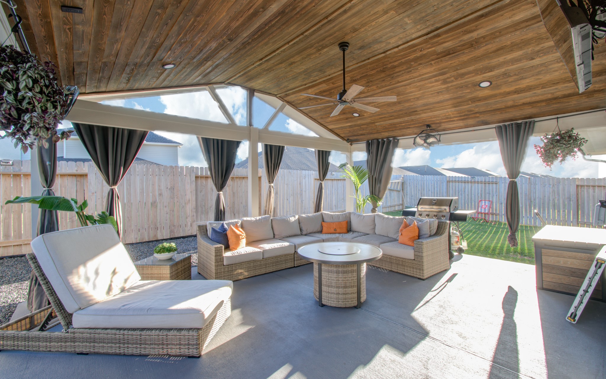 29903 Violet Sky Way Katy, TX 77494 - Photo 32 of 38 a outdoor living space with patio furniture