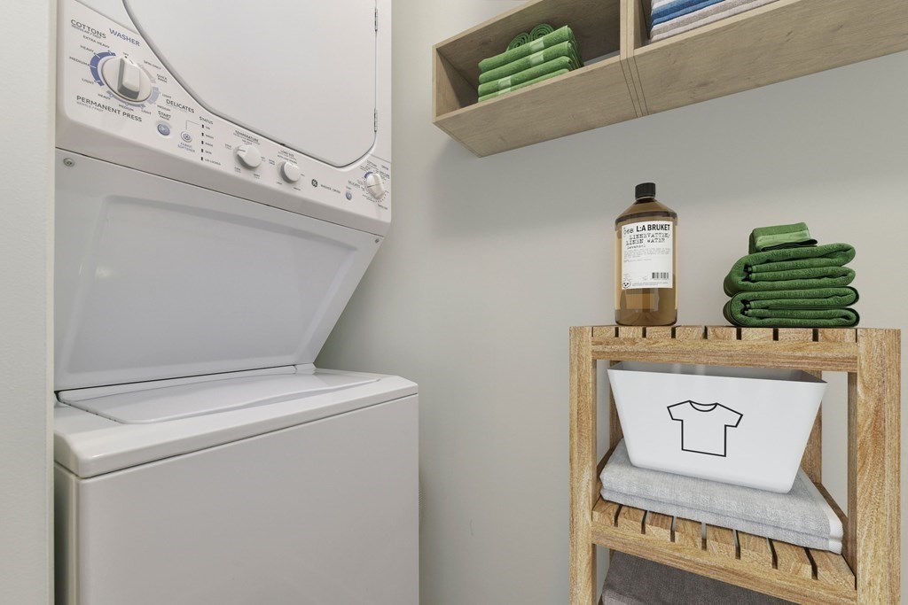 2 Earhart Street, Unit 324 Cambridge, MA 02141 - Photo 15 of 42 a utility room with dryer and washer