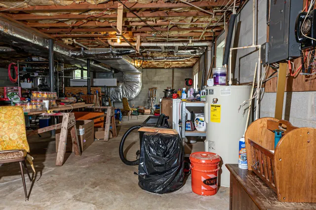 a view of a storage room with a lot of stuff