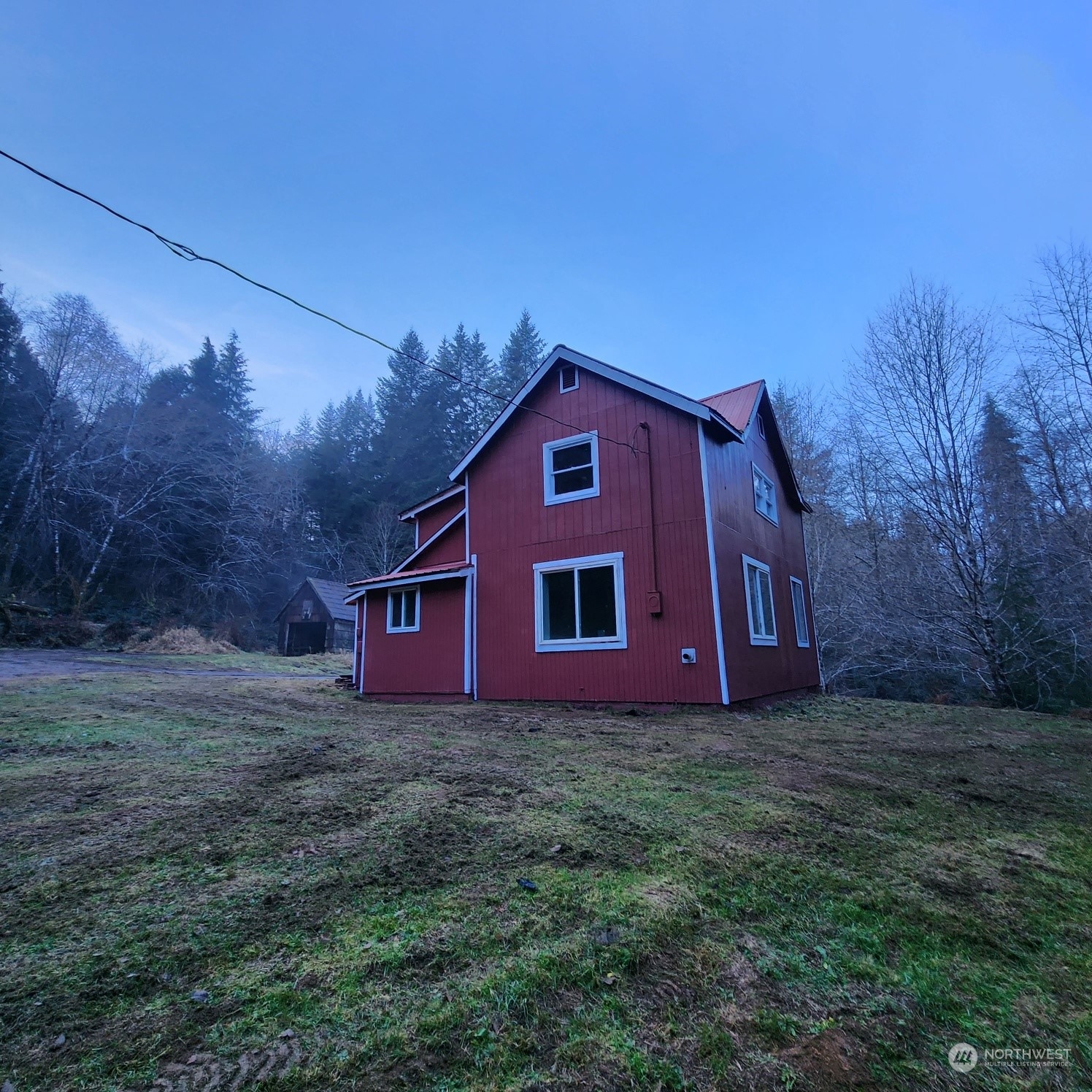 62 Kin Road Naselle, WA 98638 - Photo 17 of 20 a house view with a backyard
