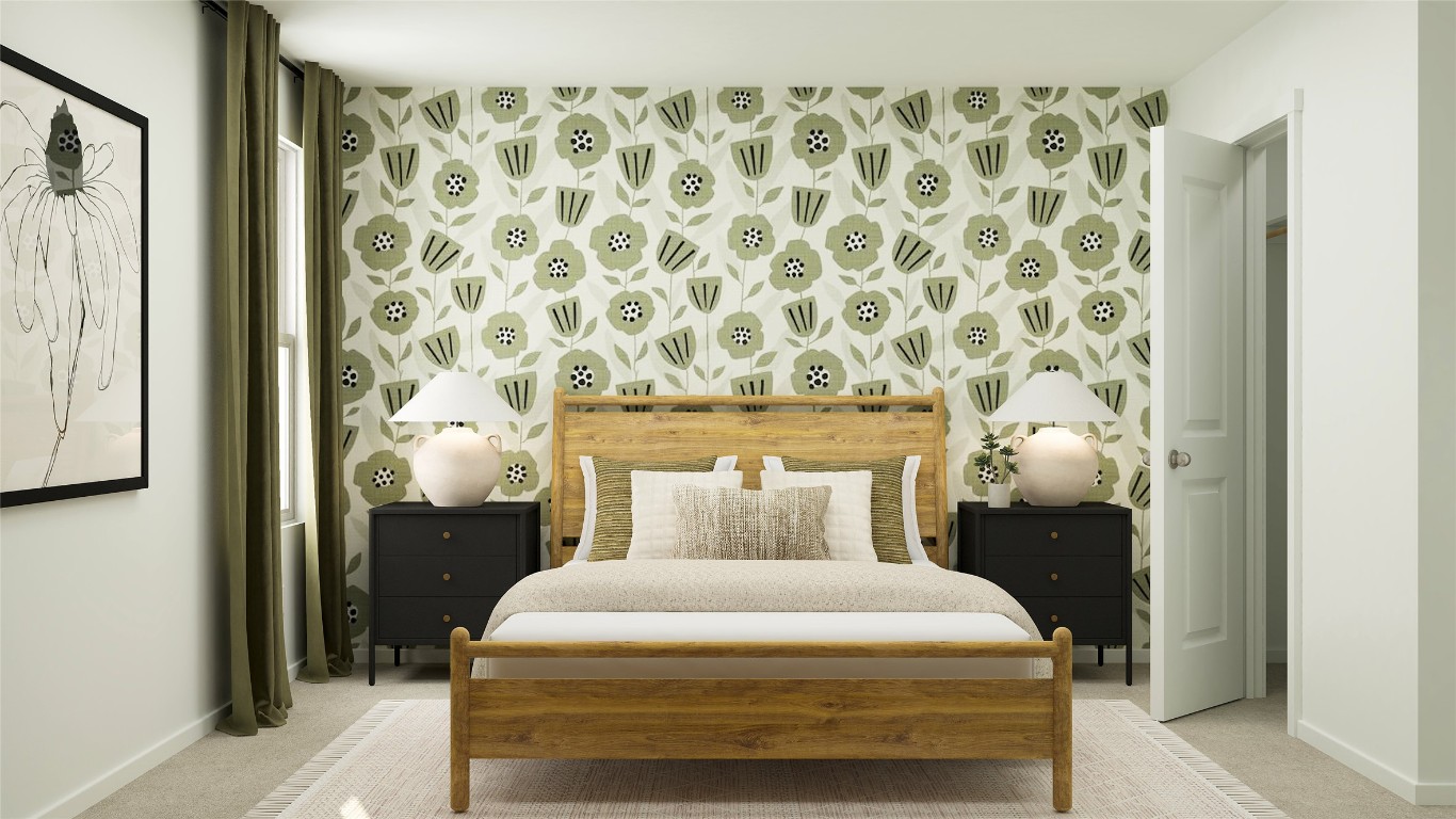 2930 Blue Rdg Lane Temple, TX 76501 - Photo 9 of 30 a bedroom with a bed and a mirror