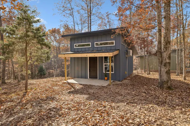 a view of a covered with fog