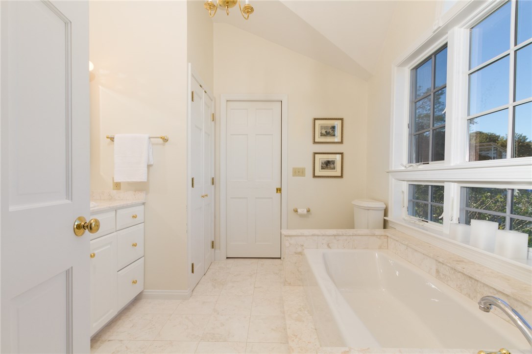 191 Old Beach Road Newport, RI 02840 - Photo 18 of 41 Master Bath. Laundry and shower through doors.