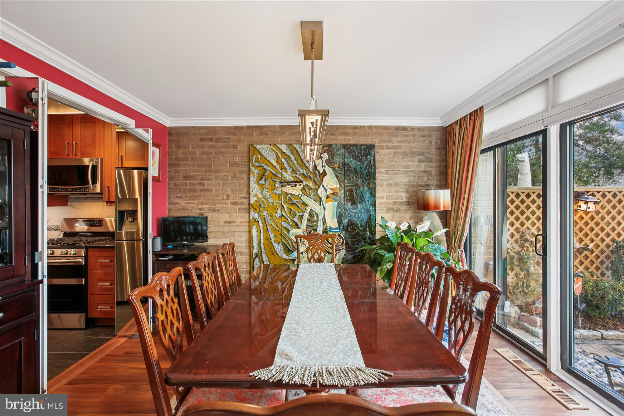 431 N Street Southwest Washington, DC 20024 - Photo 18 of 101 Elegant dining space with vibrant art.