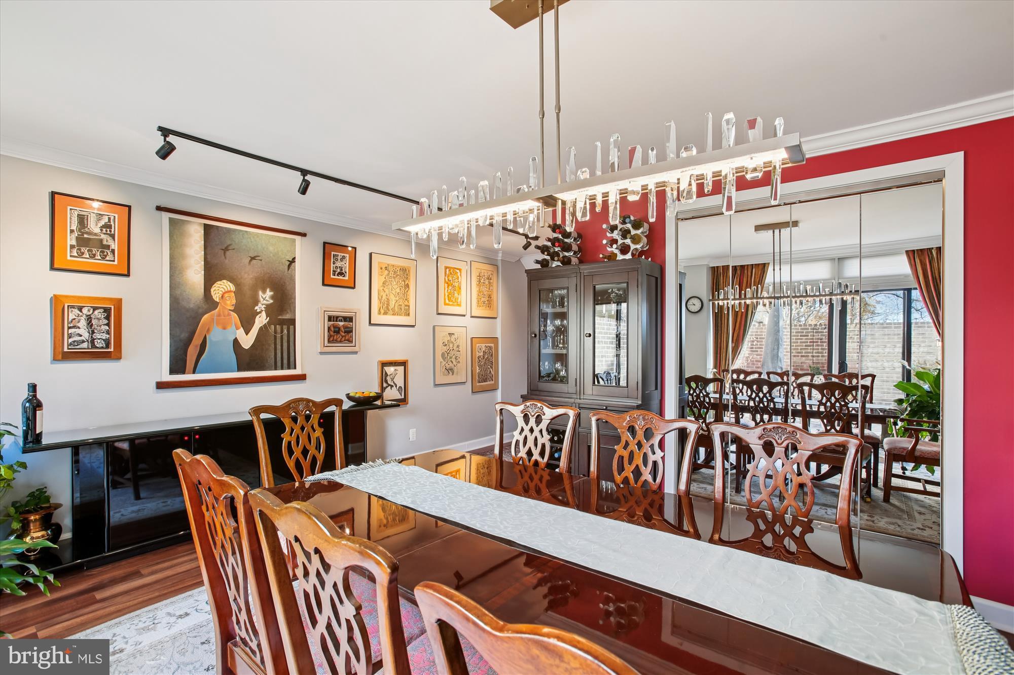 431 N Street Southwest Washington, DC 20024 - Photo 23 of 101 Elegant dining space with artistic flair.