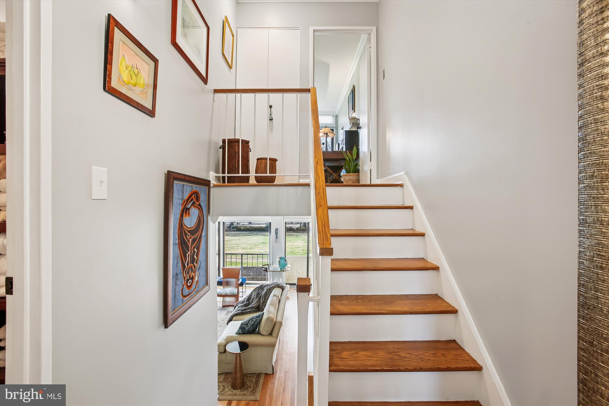 431 N Street Southwest Washington, DC 20024 - Photo 48 of 101 Inviting staircase with charming decor.