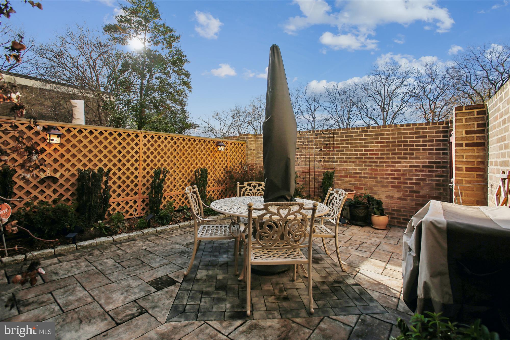 431 N Street Southwest Washington, DC 20024 - Photo 49 of 101 Charming outdoor retreat with lush greenery.