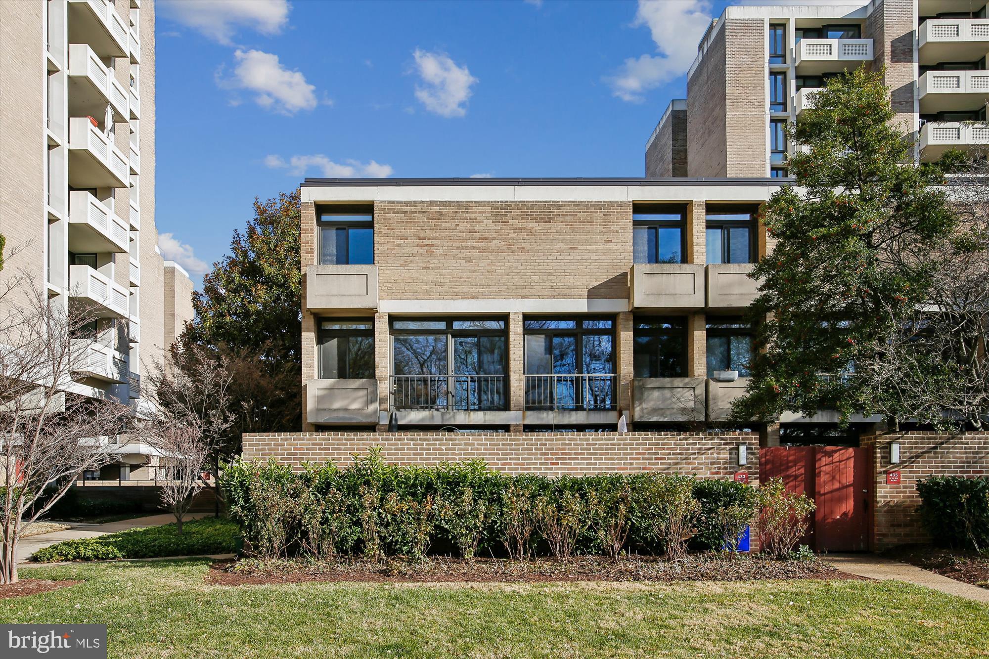 431 N Street Southwest Washington, DC 20024 - Photo 57 of 101 Modern architecture meets serene landscaping.