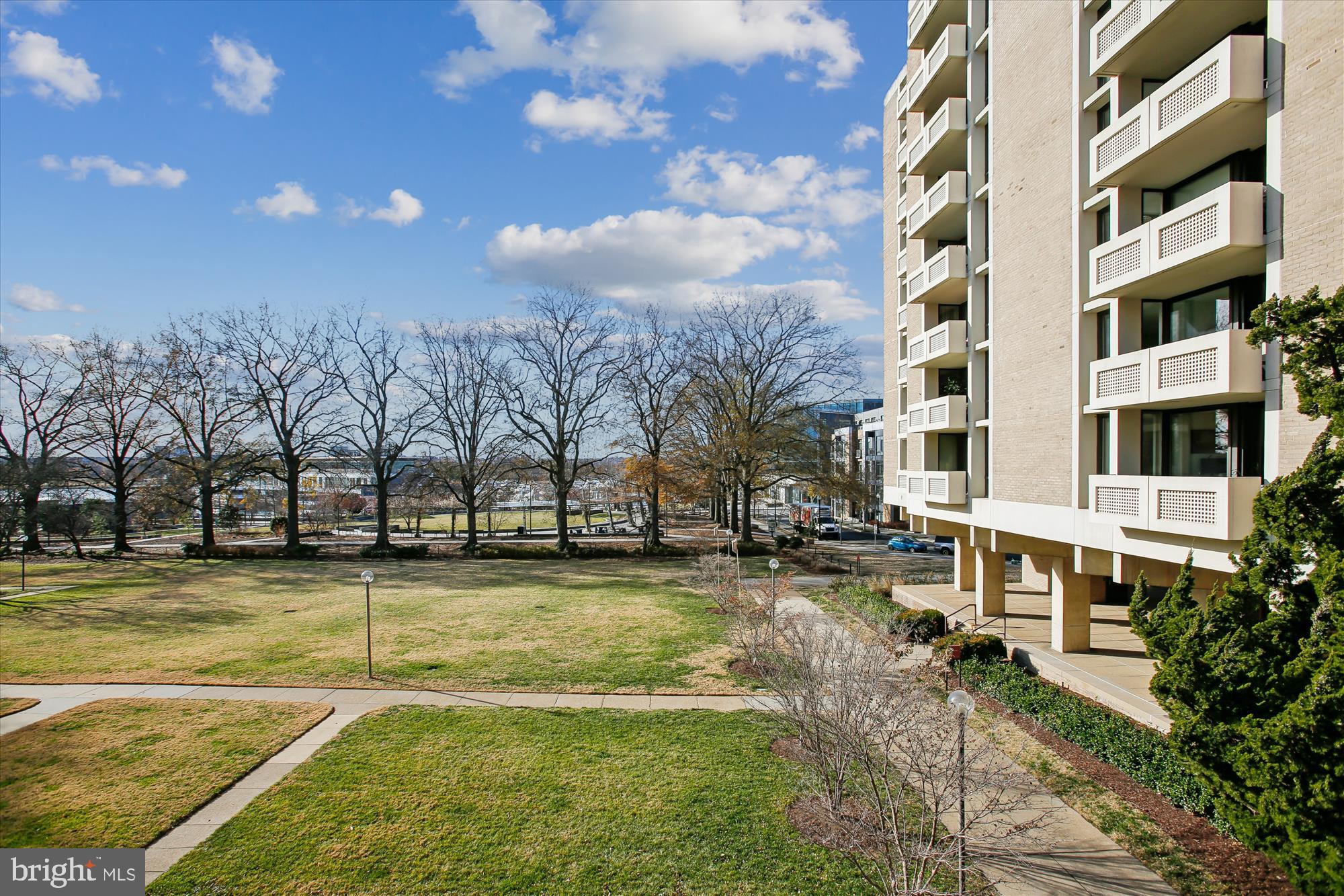 431 N Street Southwest Washington, DC 20024 - Photo 68 of 101 Serene green space with urban backdrop.
