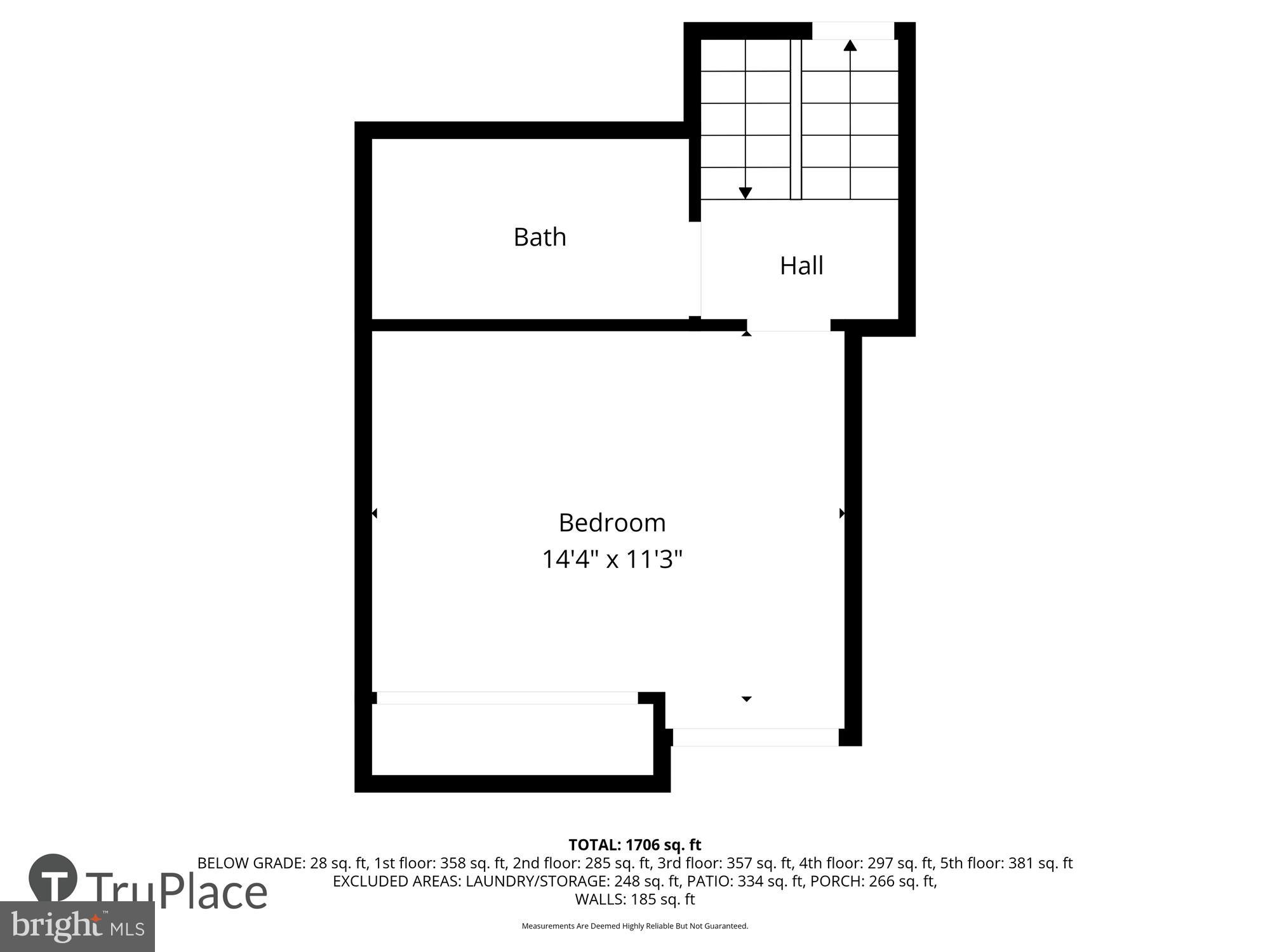 431 N Street Southwest Washington, DC 20024 - Photo 99 of 101 Spacious layout with cozy bedroom design.