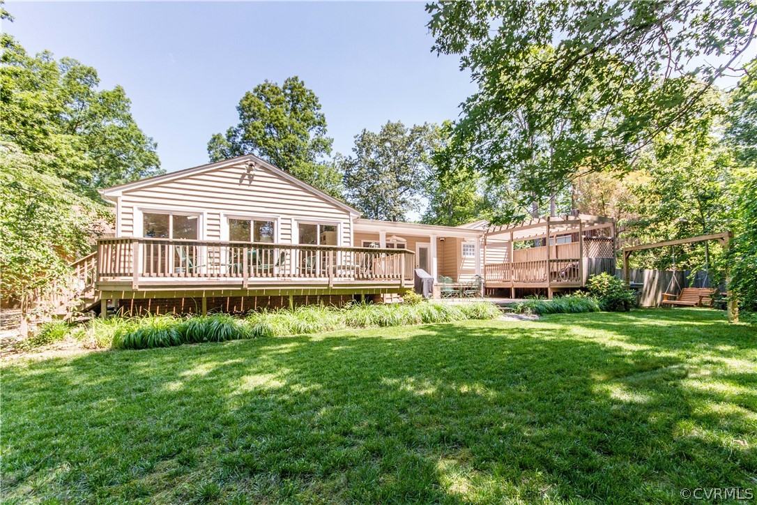 4017 Hidden Valley Road Chester, VA 23831 - Photo 45 of 50 a house view with a garden space
