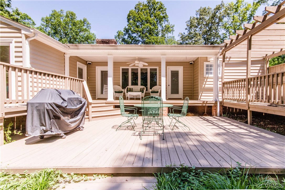 4017 Hidden Valley Road Chester, VA 23831 - Photo 50 of 50 a view of a house with backyard porch and sitting area