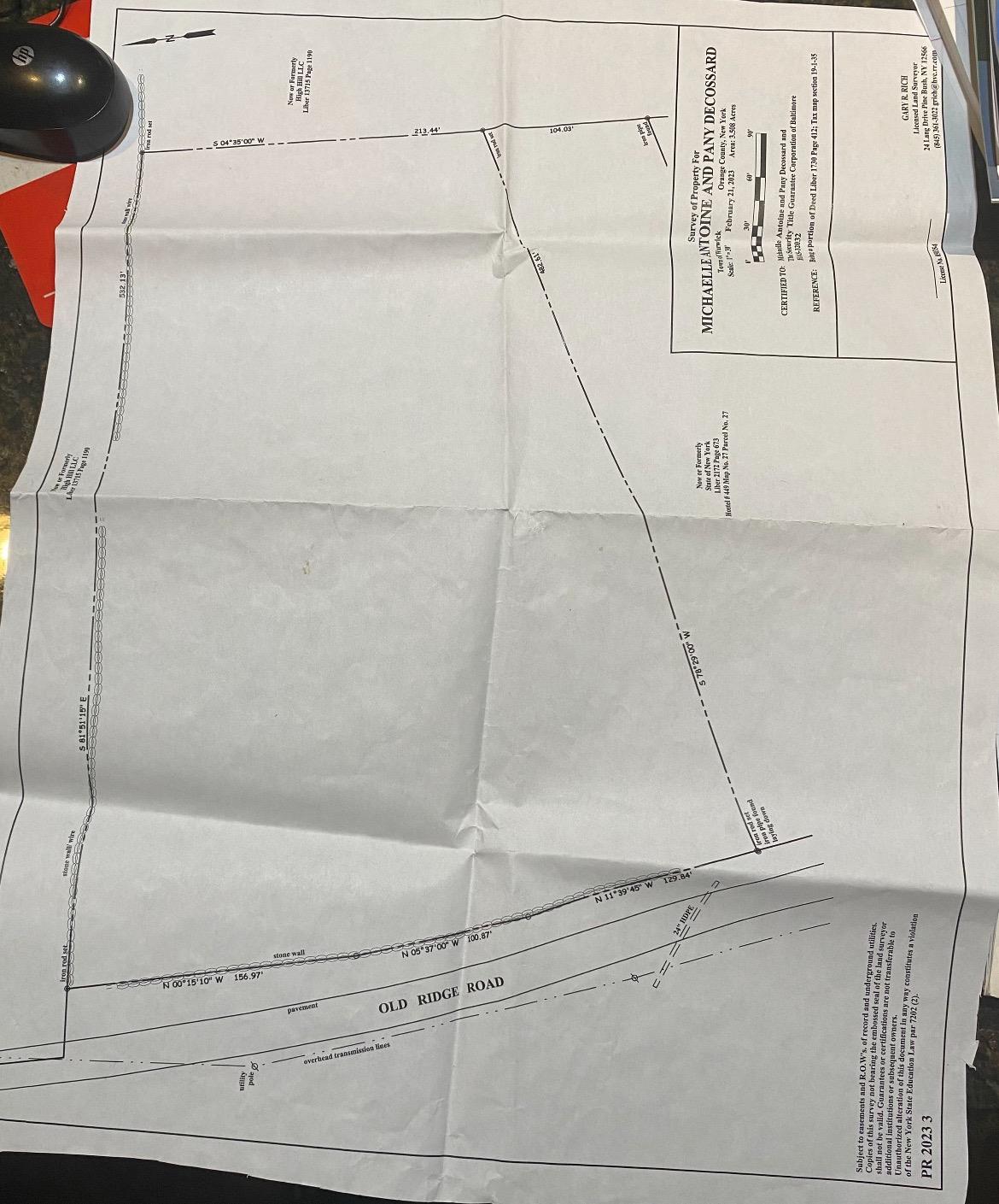 Old Ridge Road Warwick, NY 10990 - Photo 7 of 7 Survey