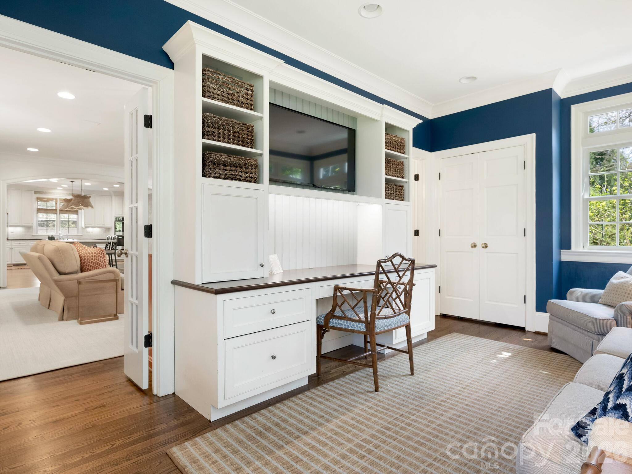 1413 Andover Road Charlotte, NC 28211 - Photo 12 of 41 a view of kitchen with furniture and wooden floor