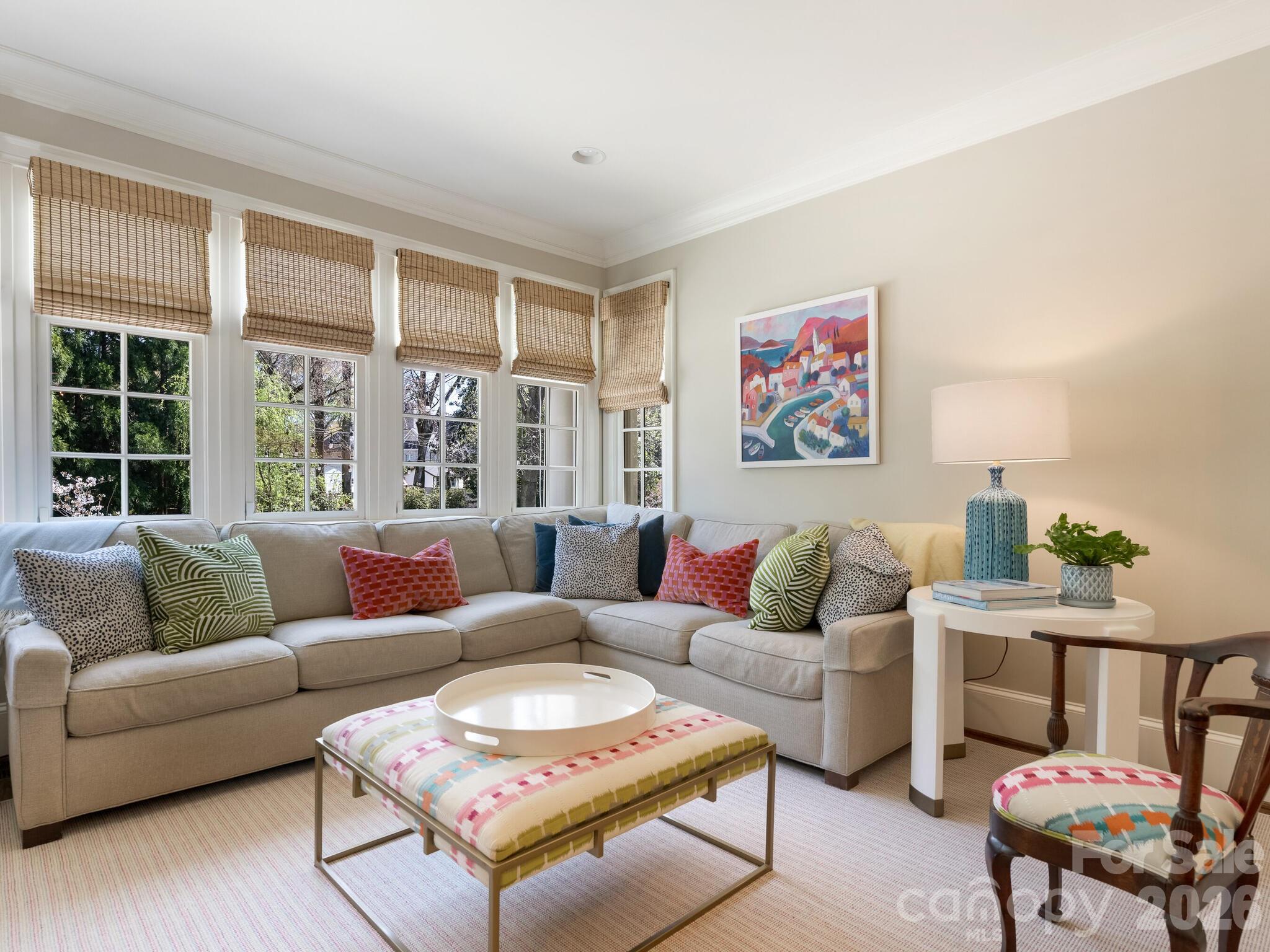 1413 Andover Road Charlotte, NC 28211 - Photo 19 of 41 a living room with furniture and a large window