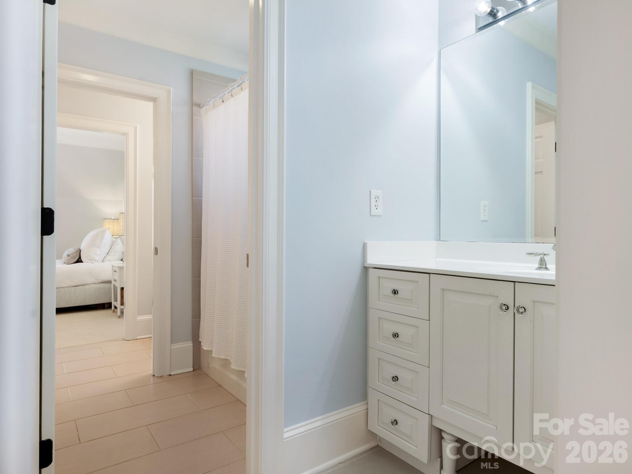 1413 Andover Road Charlotte, NC 28211 - Photo 29 of 41 a view of bathroom with a baby crib